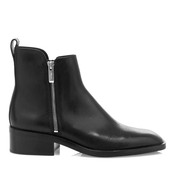 NWT$525 3.1 Phillip Lim Alexa Leather Ankle Bootie Dual Side Zippers Boots 38.5 - Picture 4 of 17
